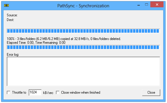 PathSync - synchronizácia