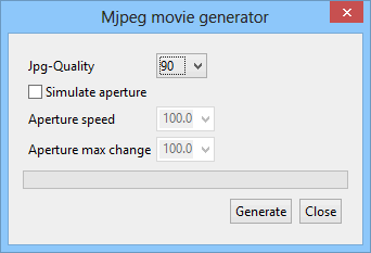 Generator de filme Mjpeg