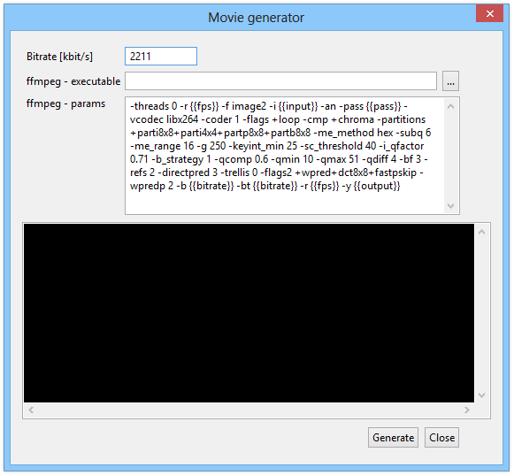 Generator de filme KenSentMe FFMPEG