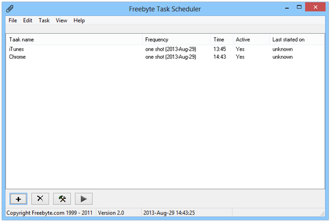 Freebyte Taakplanner