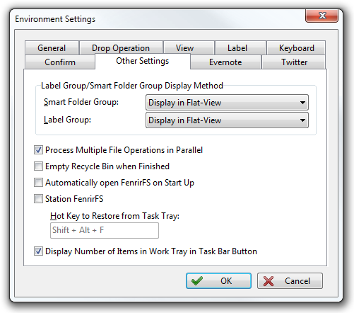 FenrirFS_ Settings הגדרות FenrirFS_ Settings הגדרות