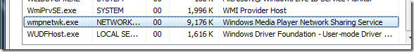 wmpnetwk.exe Netzwerkdienst