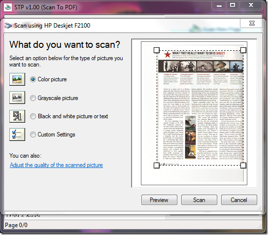 Scan til PDF-scanning