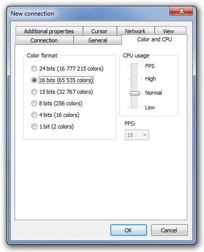 LiteManager_Viewer_ColorとCPU LiteManager_Viewer_ColorとCPU