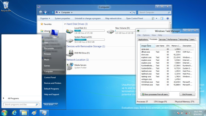 Windows 8 izskatās kā Windows 7