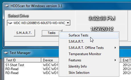 HDD-Tests