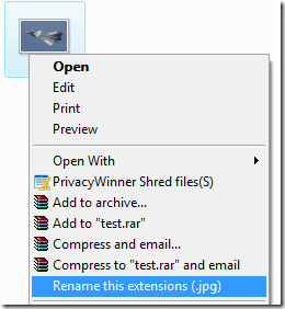 μετονομασία επέκτασης αρχείου jpg
