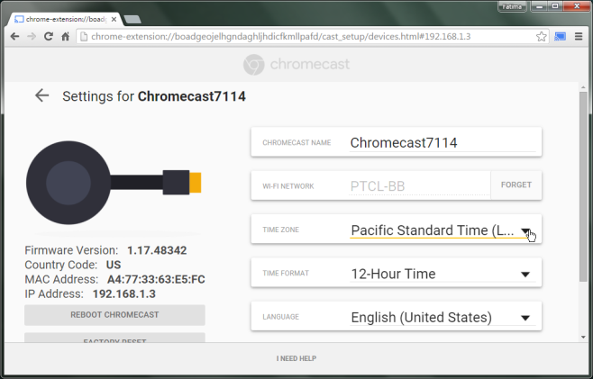 جهاز Chromecast من العمر وقت