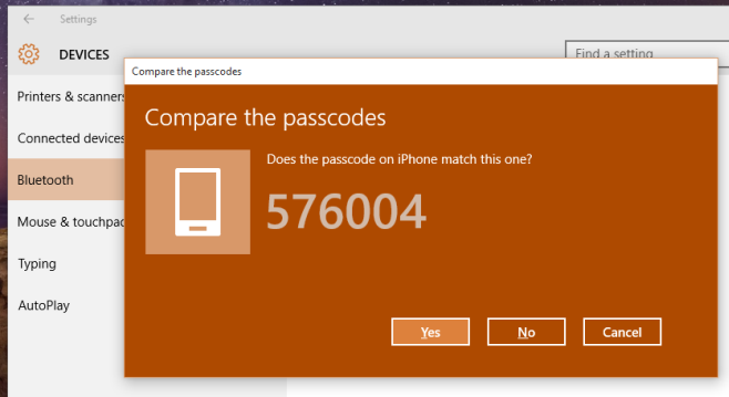 win10-BT-رمز المرور