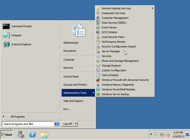 Gestione del server Gestione del server