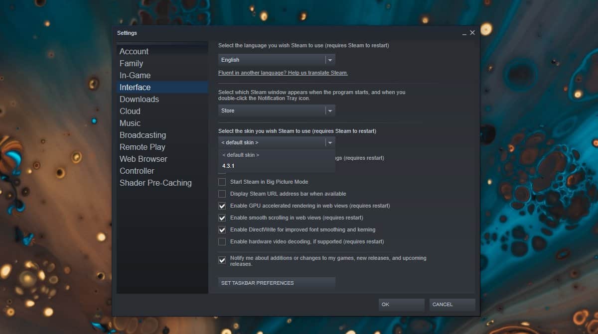 how to a steam skin