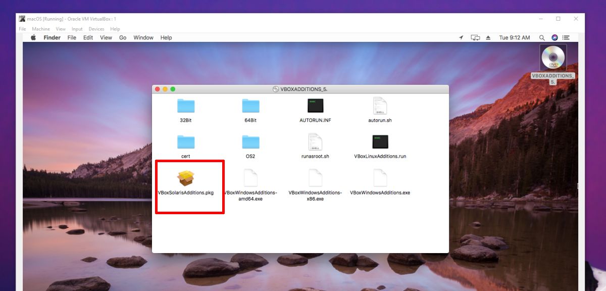 virtualbox addons for mac