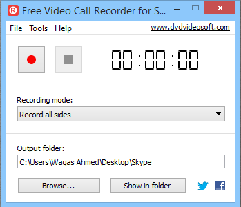 Recorder apel video gratuit pentru apeluri Skype_Video