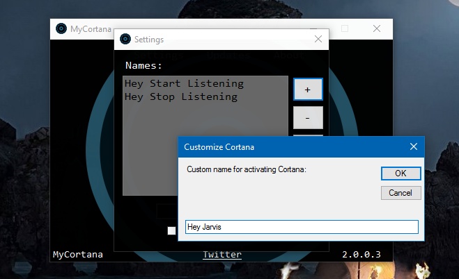 mycortana-configure