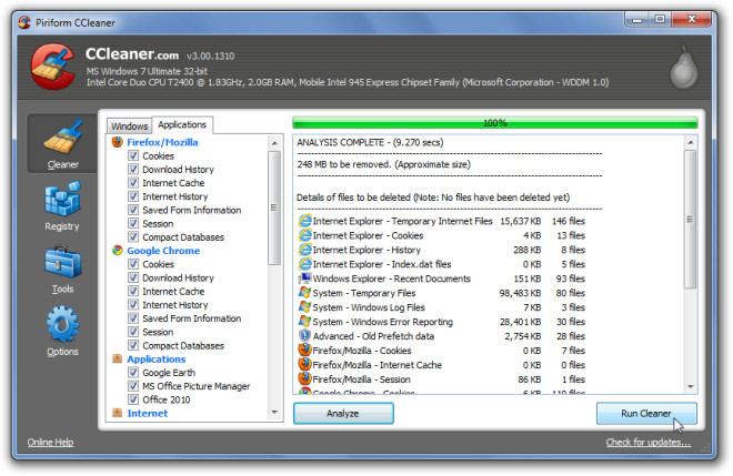 Piriform CCleaner