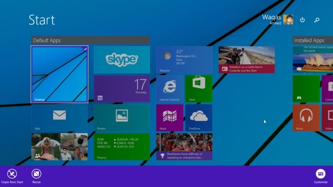 Початковий екран Оновлення Windows 8.1, панель 1_App Початковий екран Оновлення Windows 8.1, панель 1_App