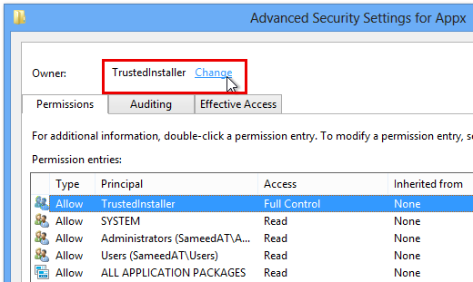 Advanced-Security-postavke-za-Appx