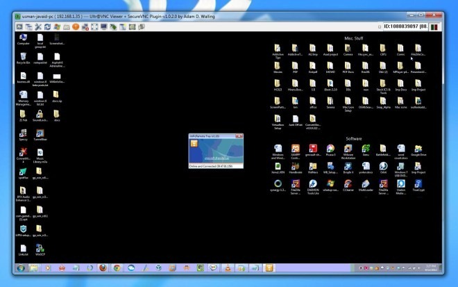 usman-javaid-pc (192.168.1.35) --- Le plug-in SecureVNC de Viewer Ultr @ VNC par Adam D. Walling