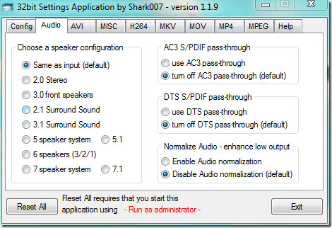 kodek audio systemu Windows 7