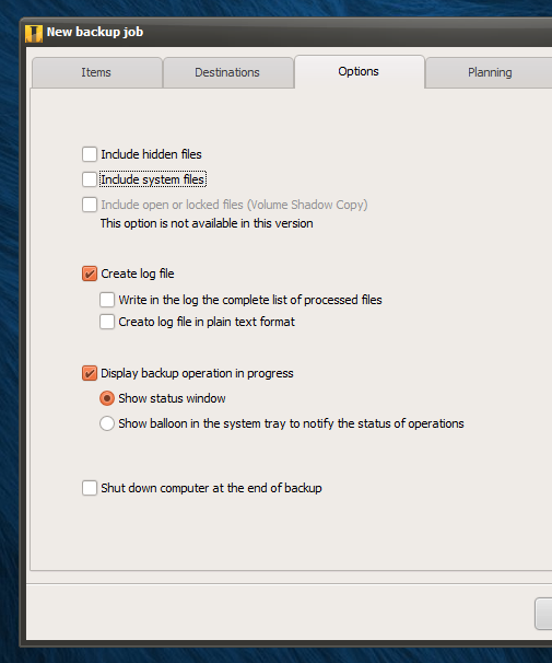 Iperius Backup_New גיבוי Job_Options Iperius Backup_New גיבוי Job_Options