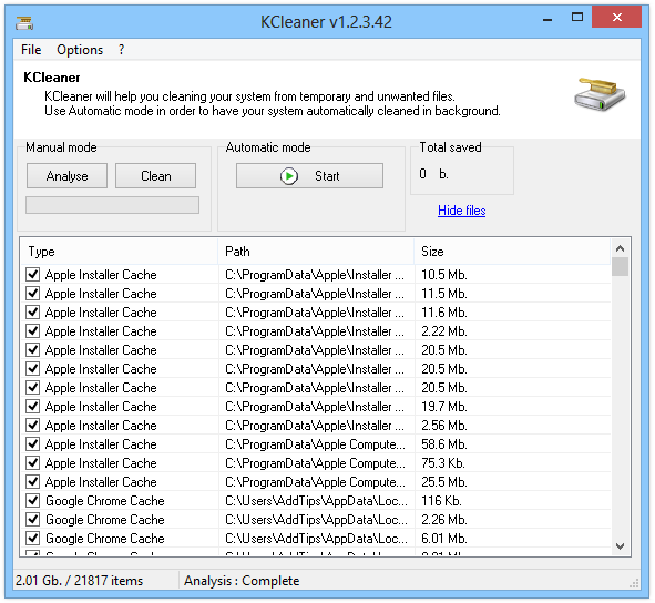 KCleaner v1.2.3.42