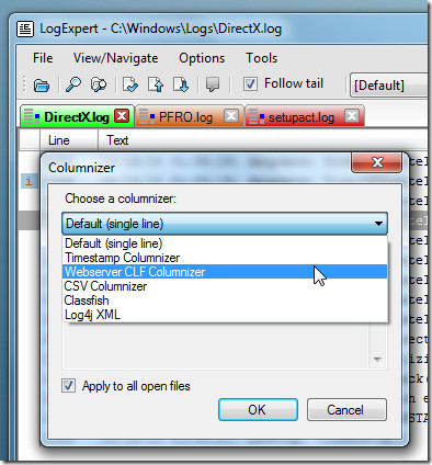 LogExpert - CWindowsLogsDirectX