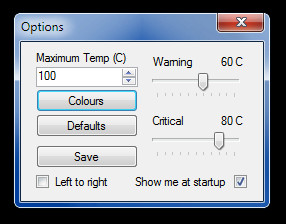 windows monitor temperatures