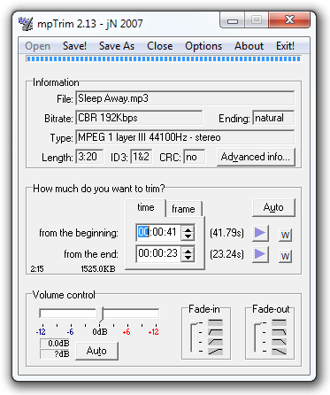 mpTrim 2.13 - jN 2007