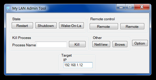 My LAN Admin Tool