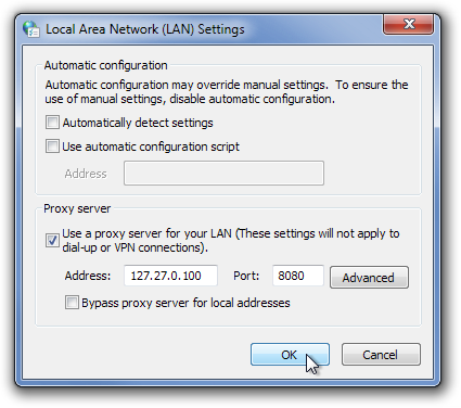 LAN-inställningar (Local Area Network)