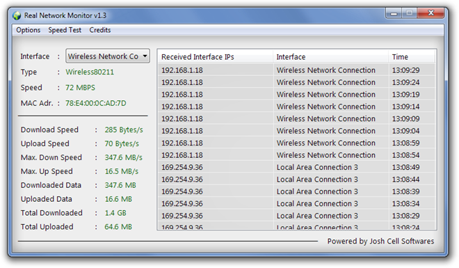 Real Network Monitor v1.3