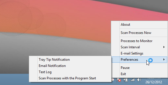 Process Notifier