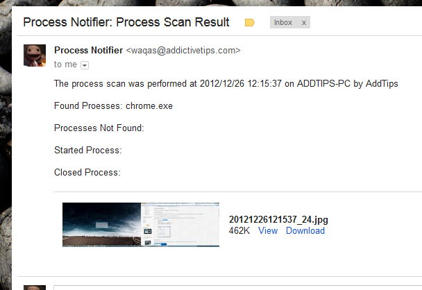 Process Notifier_Email