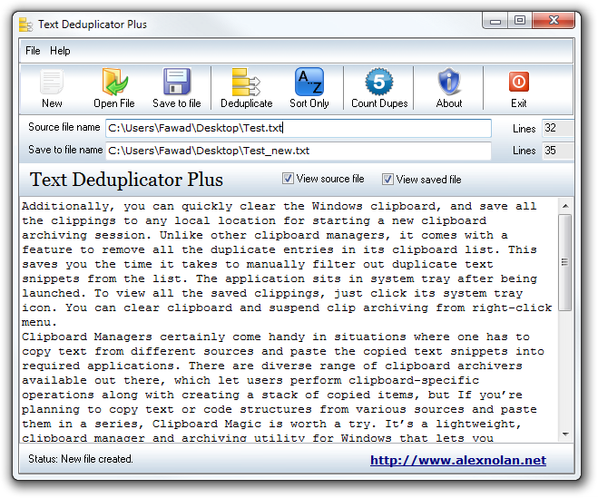 Text Deduplicator Plus