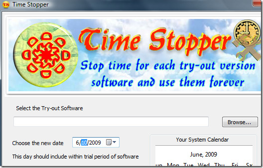 Time Stopper: seleziona lo screenshot della data