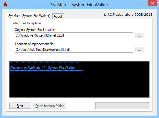 SysMate - Уокър на системни файлове