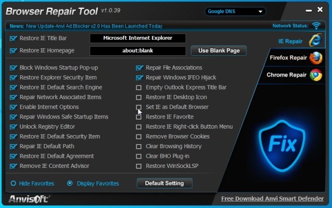 anvi smart defender restore