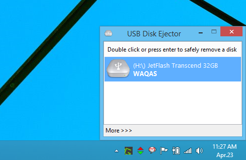 Ejector de disc USB