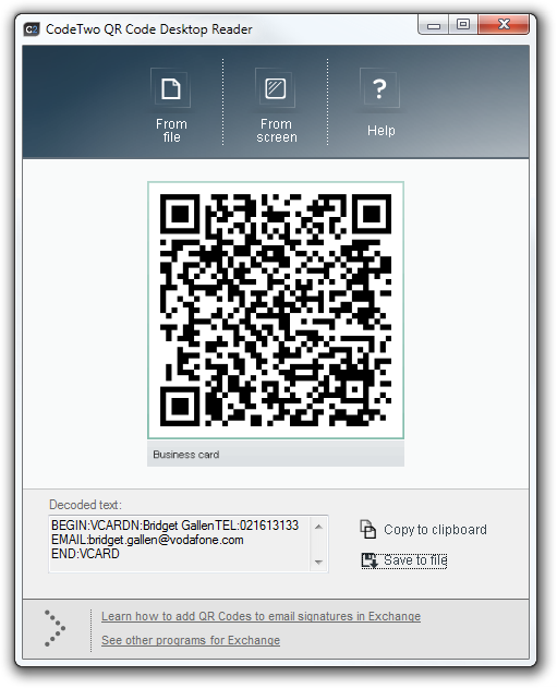 CodeTwo QR Code Reader