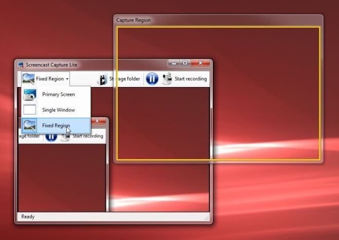 Screencast Capture Region