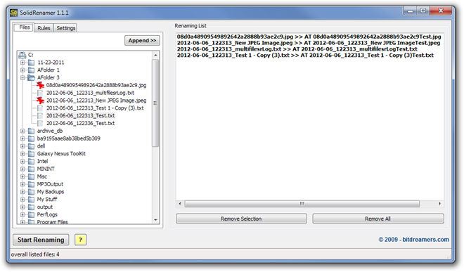 SolidRenamer 1.1.1