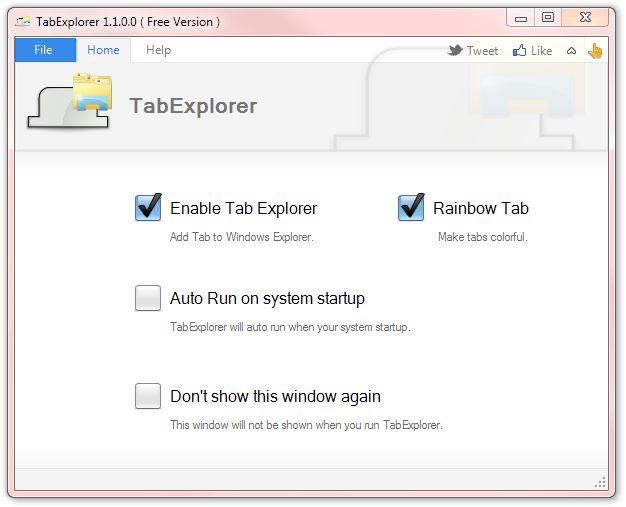 TabExplorer 1.1.0.0 (kostenlose Version)