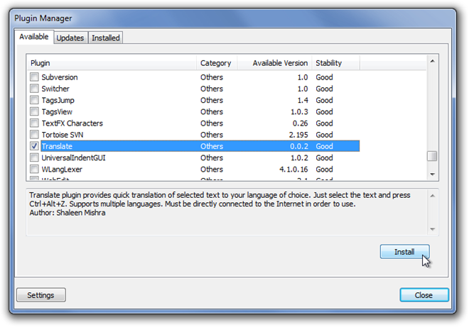 Plugin Manager Plugin Manager