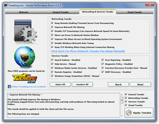 Tweaking.com - Simple Performance Boost N&S