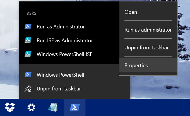 Powershell-Eigenschaften