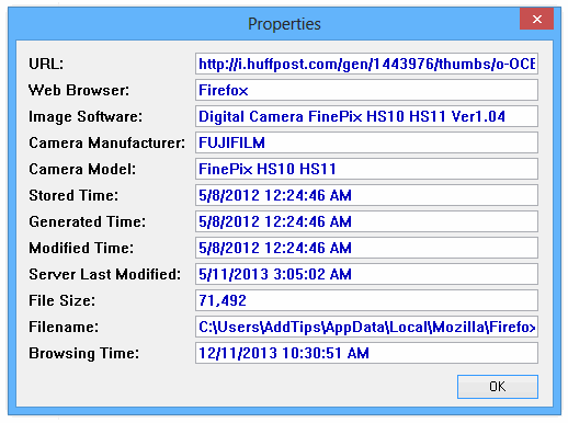 ВебЦацхеИмагеИнфо_ЕКСИФ