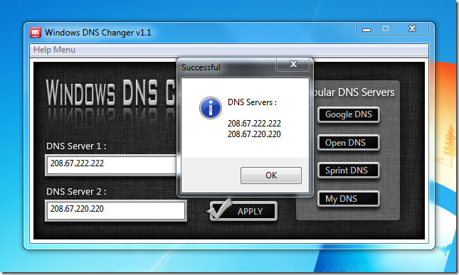 Windows-DNS-チェンジャー-2